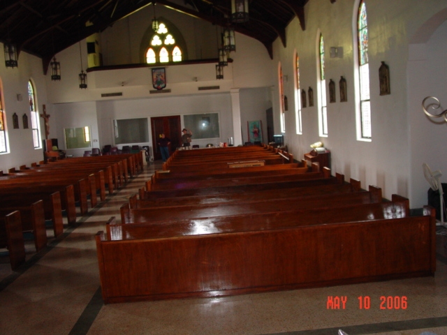 new pews organ side of church